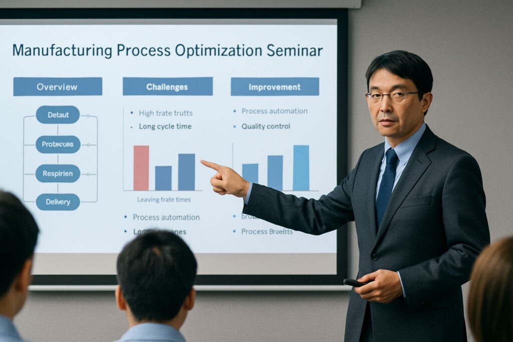 「製造プロセス最適化セミナー」に登壇しました